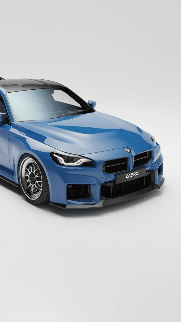 BMW M2 G87 EVO-S Gloss Black Front Lip by ZAERO (2023+) - Reinhart Autohaus
