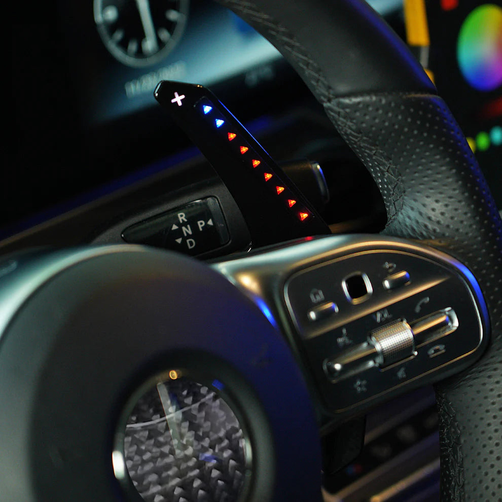 TDD LED Paddle Shifter Extension for Mercedes Benz W205,S205 W213,N293,W214,C117 X117 C238 A238 C257 - Paddle Shifters