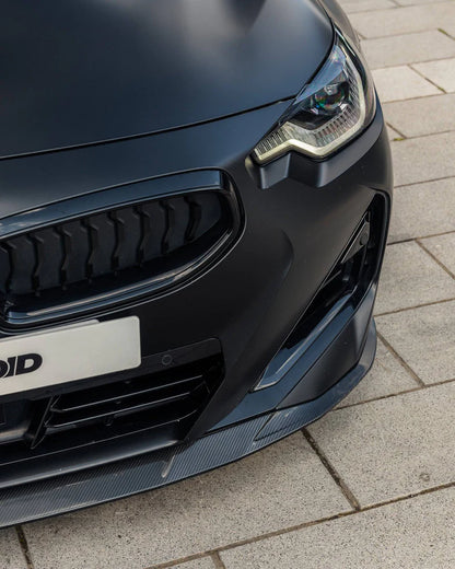 BMW 2 SERIES M SPORT & M240I G42 PRE-PREG CARBON FIBRE ID-01 FRONT SPLITTER BY TRE (2021 + ) - Carbon Splitter
