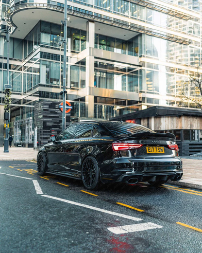 Carbon Fibre Rear Diffuser for Audi RS3 Saloon (2017-2020, 8V LCI) - Reinhart Autohaus