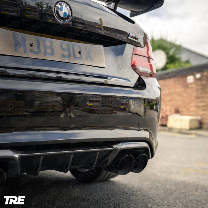 BMW M2 & M2 Competition F87 Pre-preg Carbon Fibre Rear Diffuser by TRE (2015-2021) - Reinhart Autohaus