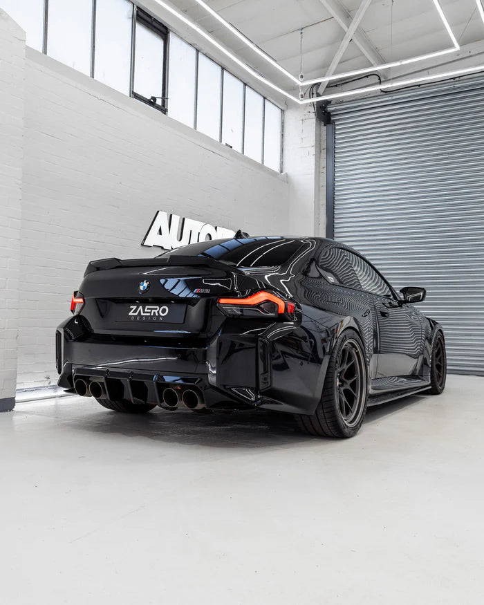 BMW M2 G87 EVO-S Gloss Black Rear Diffuser by ZAERO (2023+) - Reinhart Autohaus