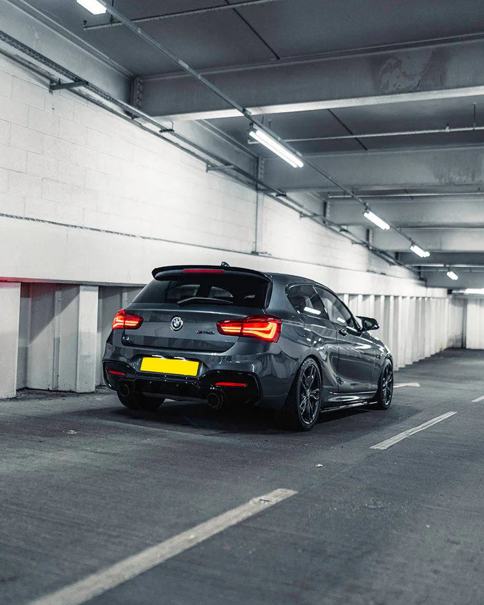 BMW M135i & M140i F20 F21 LCI EVO-1 Gloss Black Rear Diffuser by ZAERO (2015-2019) - Reinhart Autohaus
