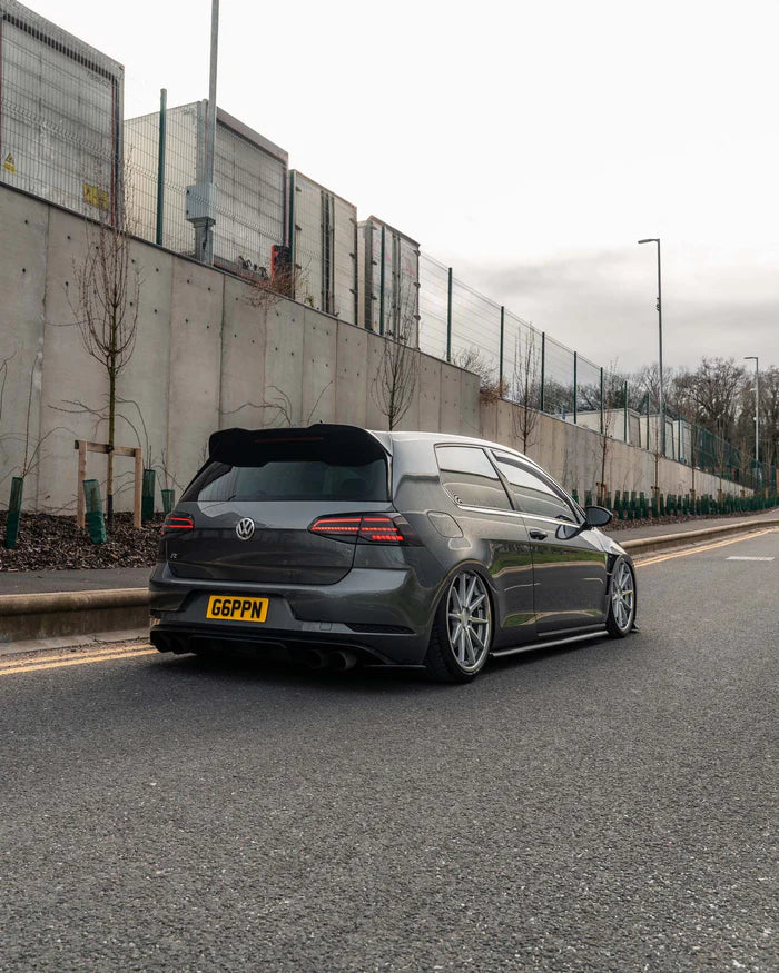 VW Golf R Mk7.5 EVO-1 Gloss Black Rear Diffuser by ZAERO (2017-2020) - Reinhart Autohaus
