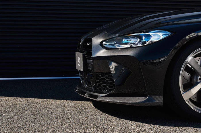 3DDesign Carbon Fibre Front Splitter for BMW M3 & M4 (2020+, G80 G81 G82 G83) - Reinhart Autohaus