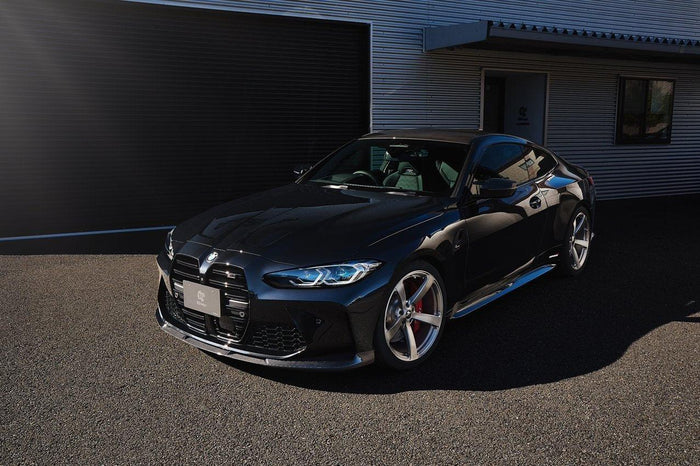 3DDesign Carbon Fibre Front Splitter for BMW M3 & M4 (2020+, G80 G81 G82 G83) - Reinhart Autohaus