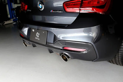 3DDesign Carbon Fibre Rear Diffuser for BMW 1 Series LCI (2015-2019, F20 F21) - Reinhart Autohaus