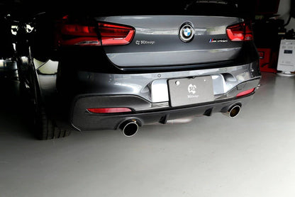 3DDesign Carbon Fibre Rear Diffuser for BMW 1 Series LCI (2015-2019, F20 F21) - Reinhart Autohaus