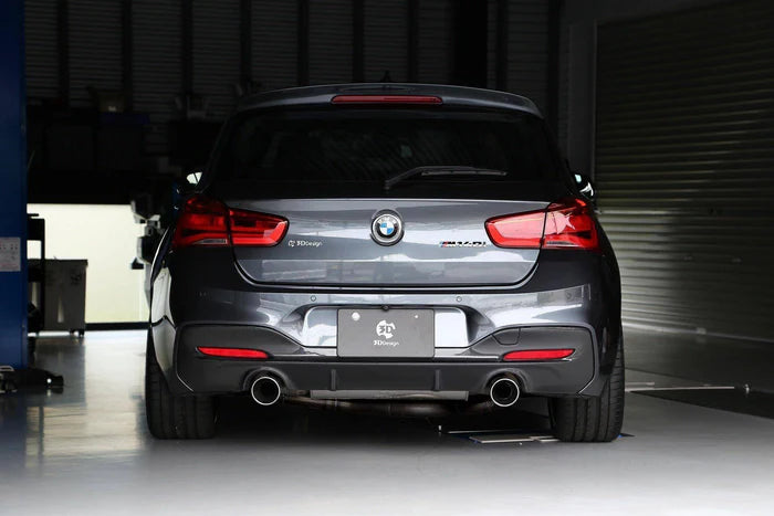 3DDesign Carbon Fibre Rear Diffuser for BMW 1 Series LCI (2015-2019, F20 F21) - Reinhart Autohaus