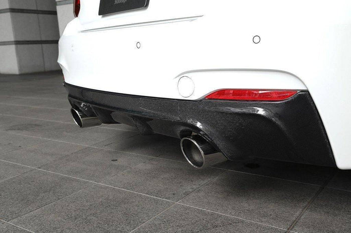 3DDesign Carbon Fibre Rear Diffuser for BMW 2 Series (2014-2020, F22 F23) - Reinhart Autohaus