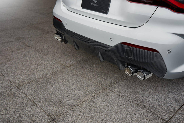 3DDesign Carbon Fibre Rear Diffuser for BMW 4 Series (2020+, G22 G23) - Reinhart Autohaus