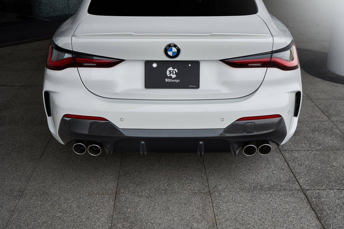 3DDesign Carbon Fibre Rear Diffuser for BMW 4 Series (2020+, G22 G23) - Reinhart Autohaus