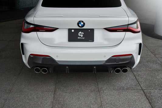 3DDesign Carbon Fibre Rear Diffuser for BMW 4 Series (2020+, G22 G23) - Reinhart Autohaus