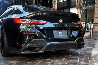 3DDesign Carbon Fibre Rear Diffuser for BMW 8 Series (2019+, G16) - Reinhart Autohaus
