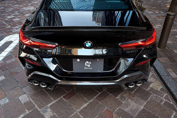 3DDesign Carbon Fibre Rear Diffuser for BMW 8 Series (2019+, G16) - Reinhart Autohaus