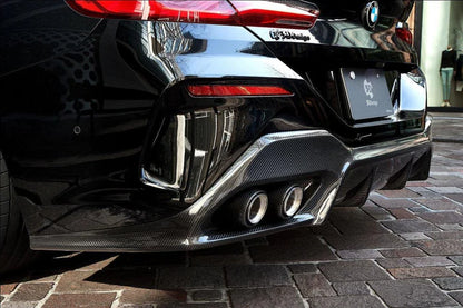3DDesign Carbon Fibre Rear Diffuser for BMW 8 Series (2019+, G16) - Reinhart Autohaus