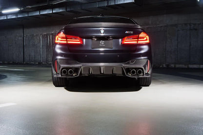 3DDesign Carbon Fibre Rear Diffuser for BMW M5 (2017-2023, F90) - Reinhart Autohaus