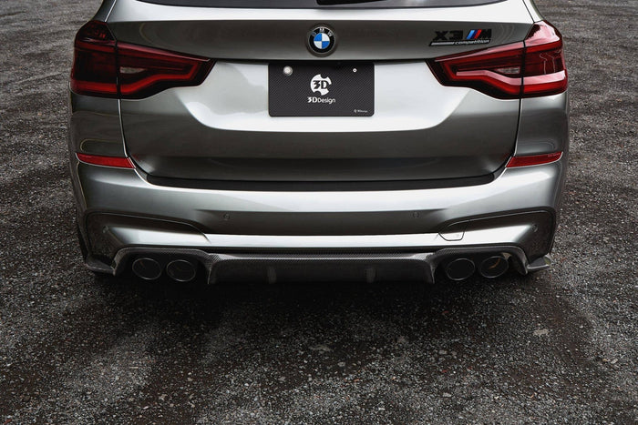 3DDesign Carbon Fibre Rear Diffuser for BMW X3M (2019+, F97) - Reinhart Autohaus