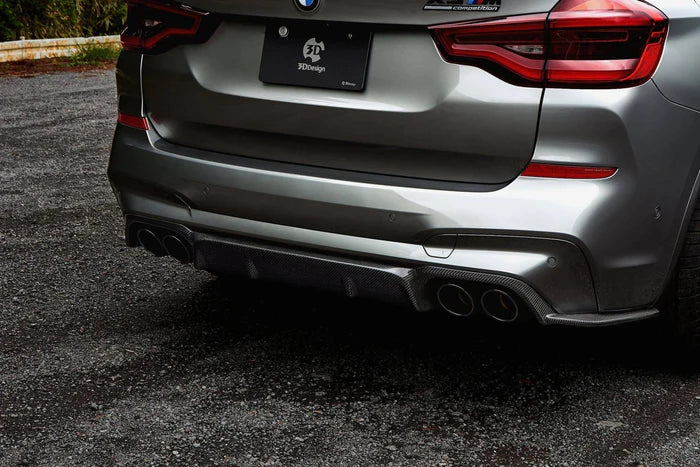 3DDesign Carbon Fibre Rear Diffuser for BMW X3M (2019+, F97) - Reinhart Autohaus