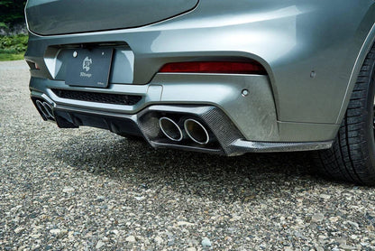 3DDesign Carbon Fibre Rear Diffuser for BMW X4M (2019+, F98) - Reinhart Autohaus