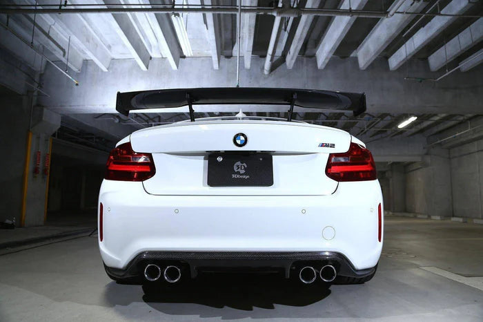 3DDesign Carbon Fibre Rear Diffuser (Type 1) for BMW M2 & M2 Competition (2015-2021, F87) - Reinhart Autohaus