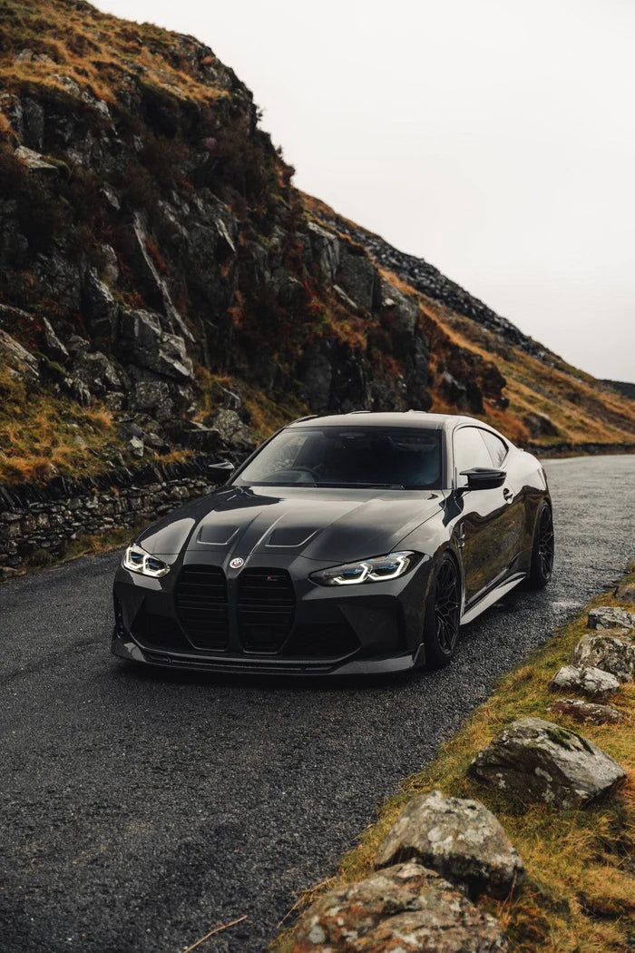 BMW M3 G80 G81 & BMW M4 G82 G83 Pre-Preg Carbon Fibre ID-01 Front Splitter by TRE (2021+) - Reinhart Autohaus