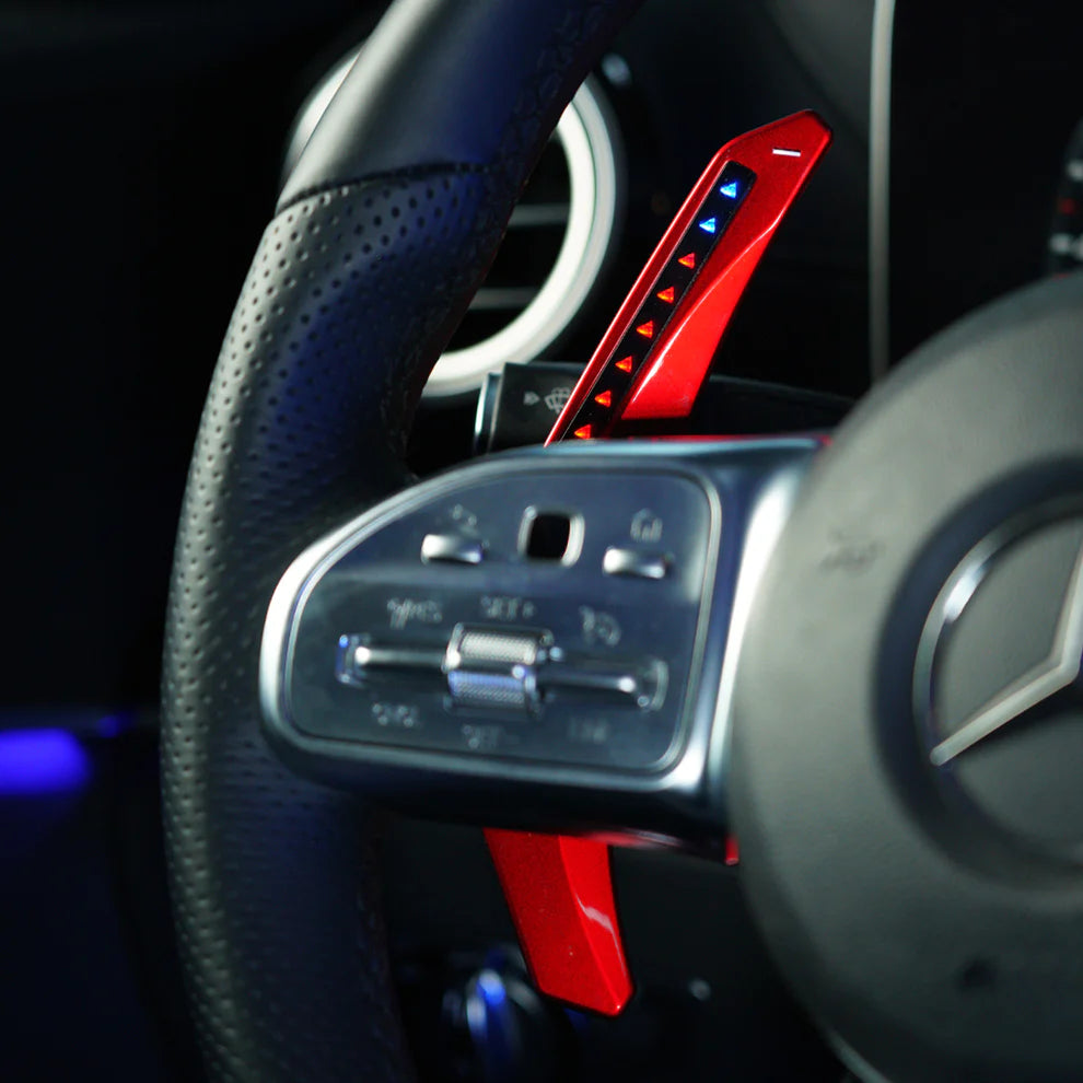 TDD LED Paddle Shifter Extension for Mercedes Benz W205,S205 W213,N293,W214,C117 X117 C238 A238 C257 - Paddle Shifters