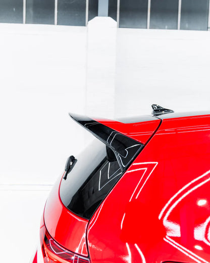 VW Golf GTI Clubsport & Golf R Mk8 EVO-1 Gloss Black Rear Spoiler by ZAERO (2020+) - Reinhart Autohaus