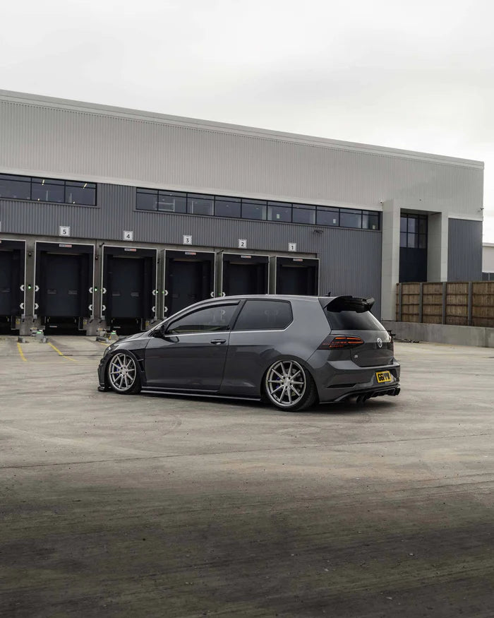 VW Golf R Mk7.5 EVO-1 Gloss Black Rear Diffuser by ZAERO (2017-2020) - Reinhart Autohaus