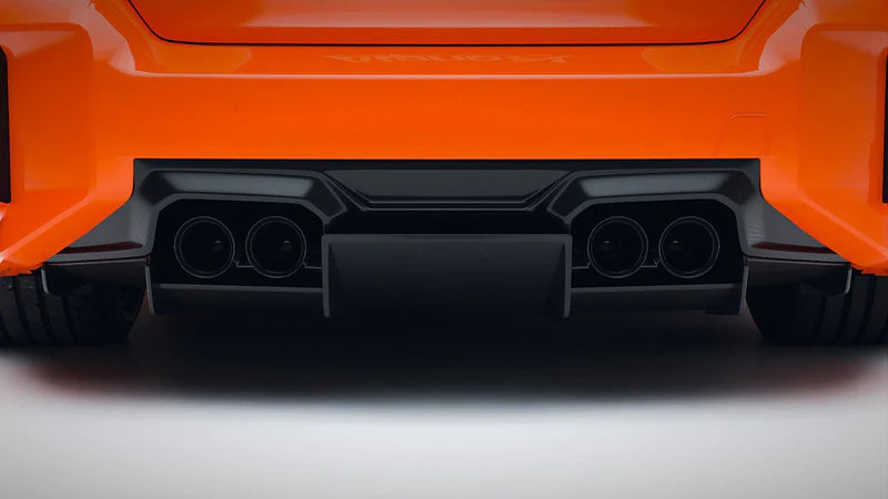 BMW M2 G87 Carbon Fibre Rear Diffuser by Alpha-N (2023 + ) - Carbon Rear Diffuser