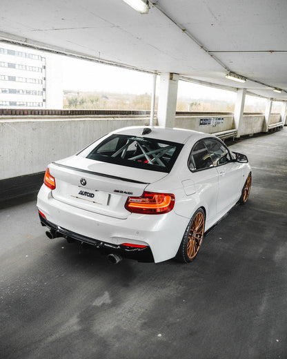 BMW 2 Series M235i & M240i F22 F23 EVO-1 Gloss Black Rear Diffuser by ZAERO (2014-2019) - Reinhart Autohaus
