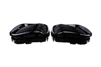 BMW 1 Series, M135i & M140i F20 F21 LCI Gloss Black Kidney Grilles (2015-2019) - Reinhart Autohaus
