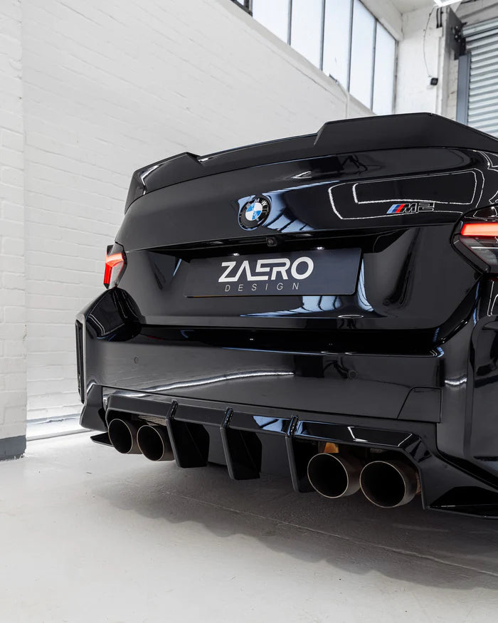 BMW M2 G87 EVO-S Gloss Black Rear Diffuser by ZAERO (2023+) - Reinhart Autohaus
