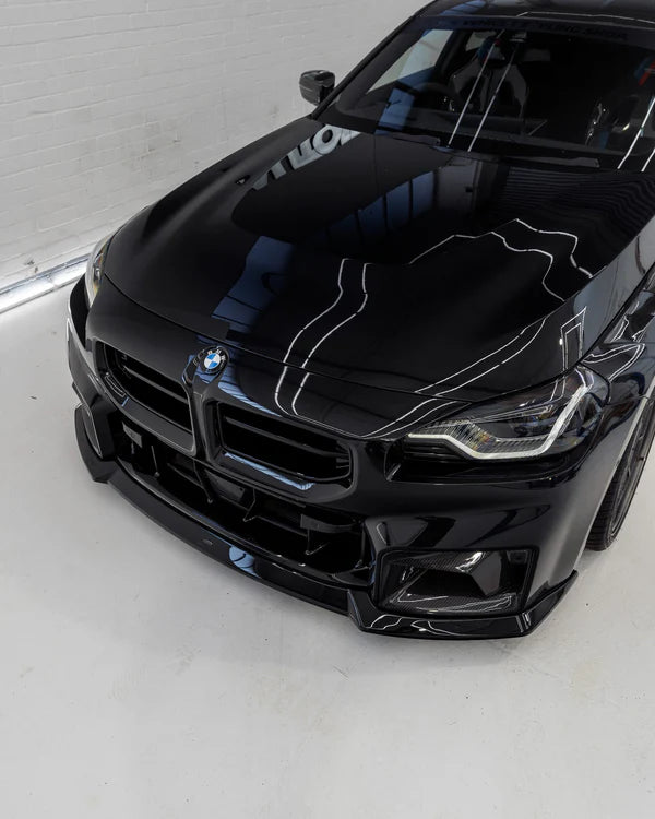 BMW M2 G87 EVO-S Gloss Black Front Lip by ZAERO (2023+) - Reinhart Autohaus