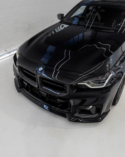 BMW M2 G87 EVO-S Gloss Black Front Lip by ZAERO (2023+) - Reinhart Autohaus