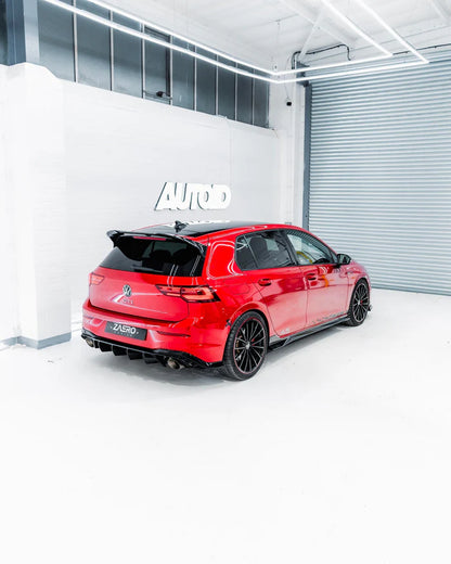 VW Golf GTI Clubsport & Golf R Mk8 EVO-1 Gloss Black Rear Spoiler by ZAERO (2020+) - Reinhart Autohaus