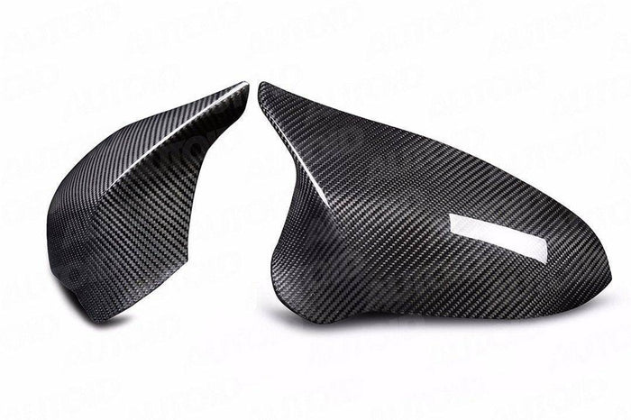 TRE Pre-preg Carbon Fibre Wing Mirror Covers for BMW M2 Competition, M3 & M4 (2014-2021, F87 F80 F82) - Reinhart Autohaus