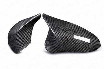 TRE Pre-preg Carbon Fibre Wing Mirror Covers for BMW M2 Competition, M3 & M4 (2014-2021, F87 F80 F82) - Reinhart Autohaus