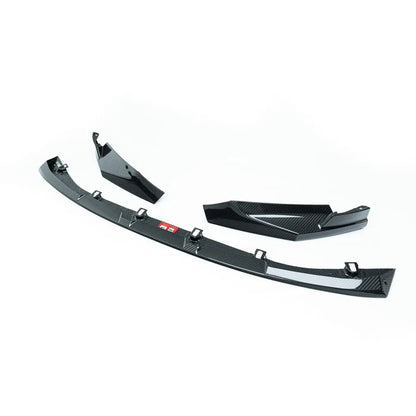 BMW M3 G80 G81 & BMW M4 G82 G83 Pre-Preg Carbon Fibre Performance Front Splitter by TRE (2021+) - Reinhart Autohaus