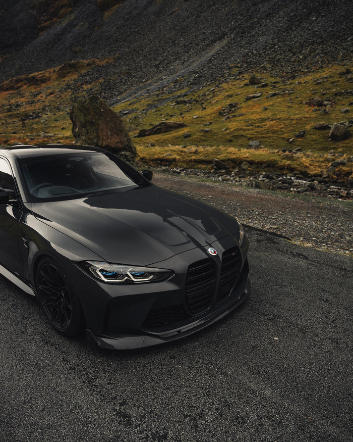 BMW M3 G80 G81 & BMW M4 G82 G83 Pre-Preg Carbon Fibre ID-01 Front Splitter by TRE (2021+) - Reinhart Autohaus