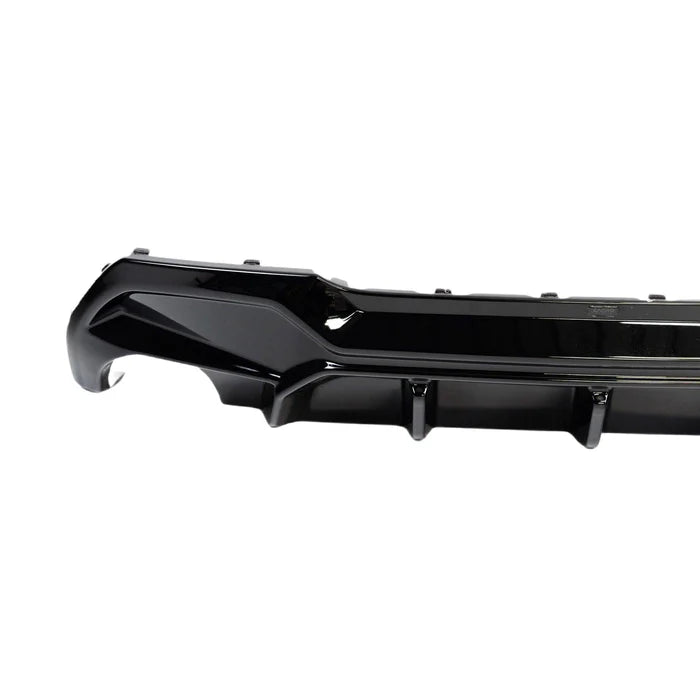 BMW M135i & 1 Series Dual Exit (128ti, 120d, 120i) F40 EVO-1 Gloss Black Rear Diffuser by ZAERO (2019-2024) - Reinhart Autohaus