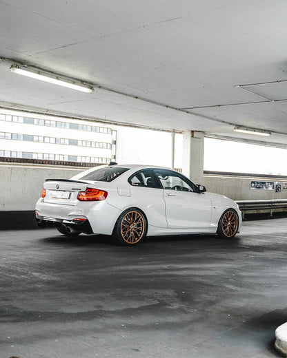 BMW 2 Series M235i & M240i F22 F23 EVO-1 Gloss Black Rear Diffuser by ZAERO (2014-2019) - Reinhart Autohaus