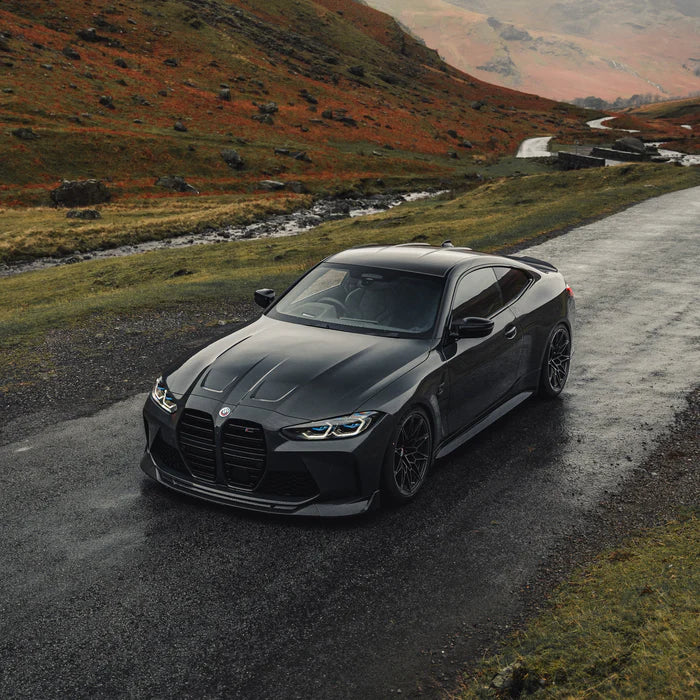 BMW M3 G80 G81 & BMW M4 G82 G83 Pre-Preg Carbon Fibre ID-01 Front Splitter by TRE (2021+) - Reinhart Autohaus
