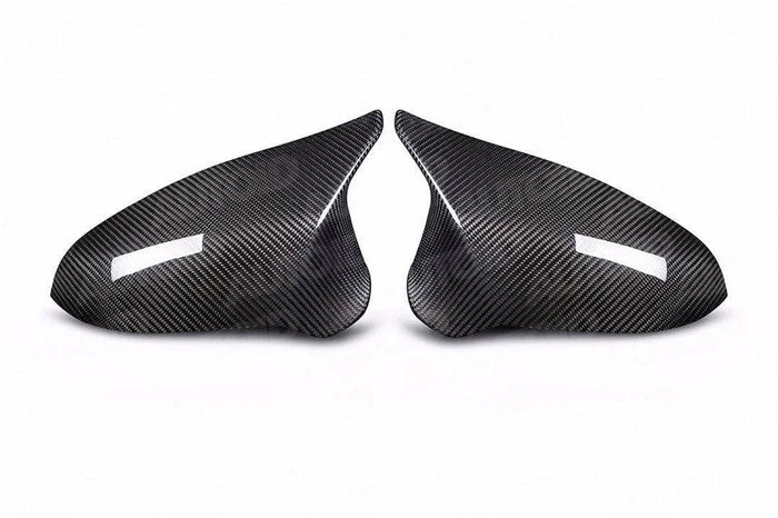 TRE Pre-preg Carbon Fibre Wing Mirror Covers for BMW M2 Competition, M3 & M4 (2014-2021, F87 F80 F82) - Reinhart Autohaus