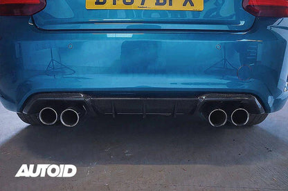 Carbon Fibre Performance Rear Diffuser for BMW M2 & M2 Competition (2015-2021, F87) - Reinhart Autohaus