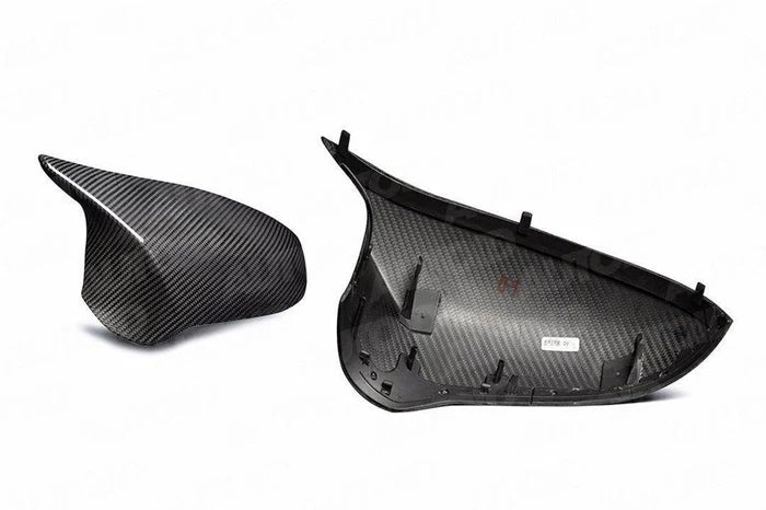 TRE Pre-preg Carbon Fibre Wing Mirror Covers for BMW M2 Competition, M3 & M4 (2014-2021, F87 F80 F82) - Reinhart Autohaus