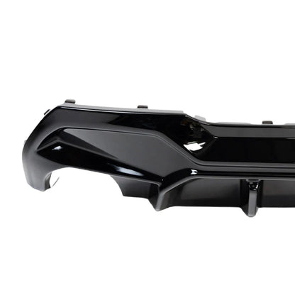 BMW 1 Series M Sport F40 Single Exit (116i 116d 118i 118d) EVO-1 Gloss Black Rear Diffuser by ZAERO (2019-2024) - Reinhart Autohaus