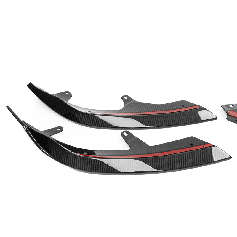 BMW G87 M2 TR87 CARBON FIBRE FLAT FRONT SPLITTER BY TRE (2023 + ) - Carbon Splitter