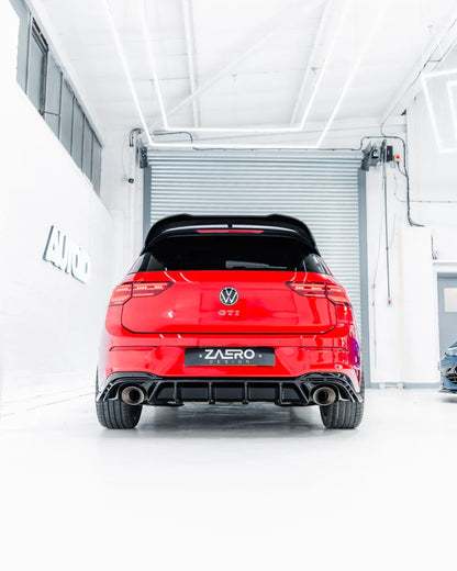 VW Golf GTI Clubsport & Golf R Mk8 EVO-1 Gloss Black Rear Spoiler by ZAERO (2020+) - Reinhart Autohaus