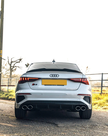 TRE Pre-preg Carbon Fibre Ducktail Rear Spoiler for Audi A3, S3 & RS3 (2021+, 8Y) - Reinhart Autohaus